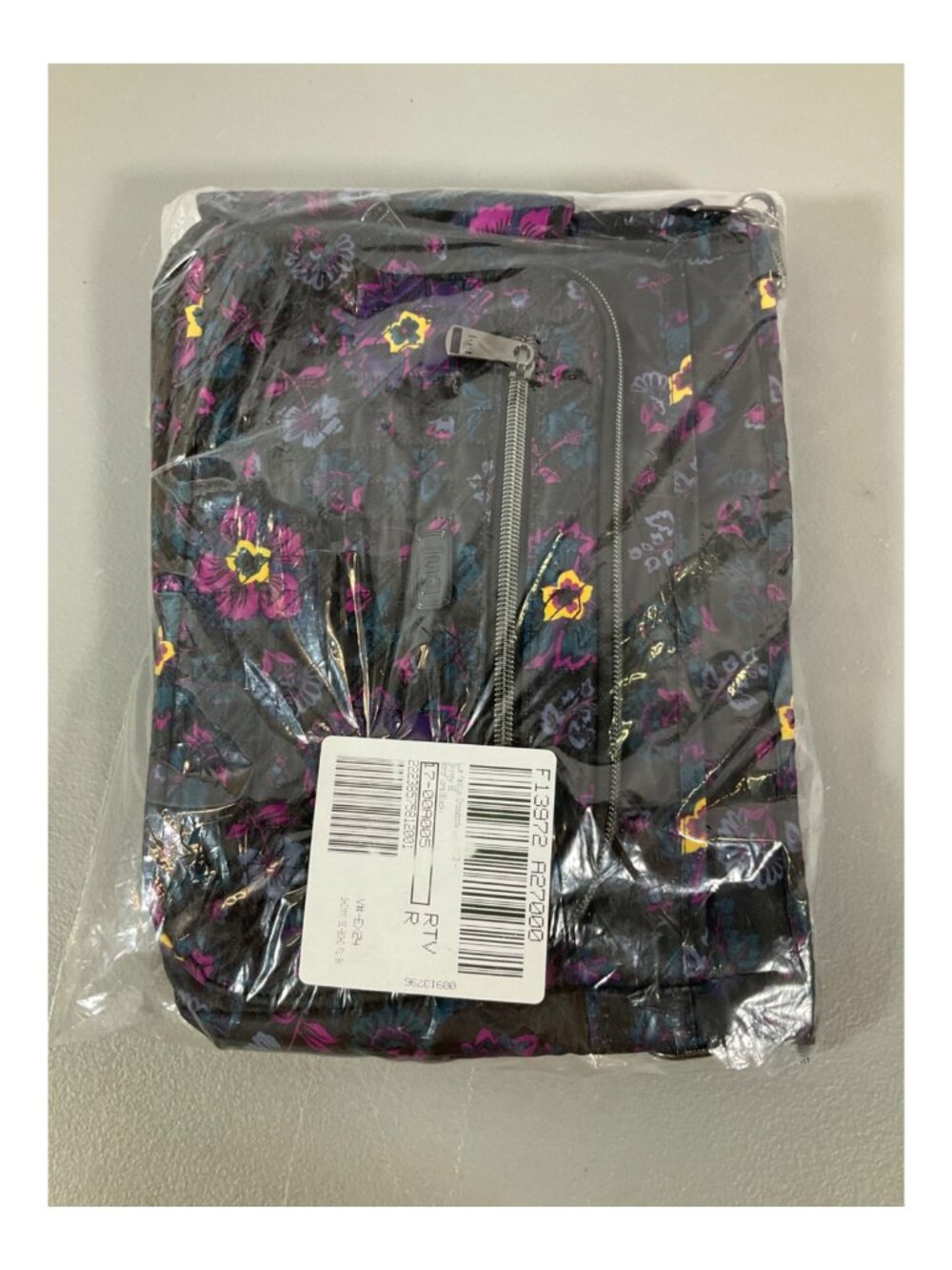 Lug Shimmy SE Boho Floral RFID Crossbody Bag, Medium, Black - Stylish, Secure &